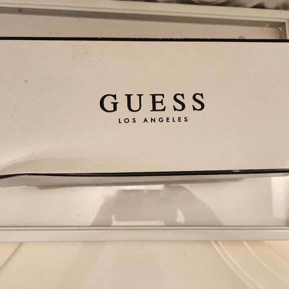 Guess "Quatrro G Logo" Heeled Sandals. Black. NIB. Size 9 - Picture 9 of 9